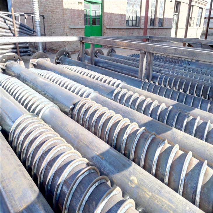 Hot Galvanized Screw Pile With Flange5